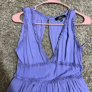 Open back romper.